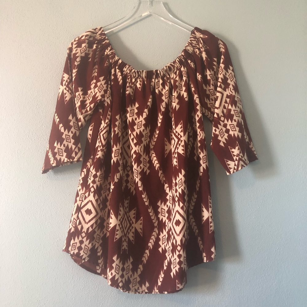 🌸 Boutique | Aztec tunic top